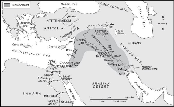 syrian desert mesopotamia map